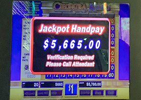 Another jackpot winner at Akwesasne Mohawk Casino Resort near Canada