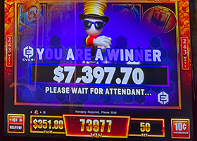 Another jackpot winner at Akwesasne Mohawk Casino Resort near Canada