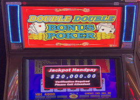 Another jackpot winner at Akwesasne Mohawk Casino Resort near Canada