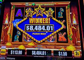 Another jackpot winner at Akwesasne Mohawk Casino Resort near Canada