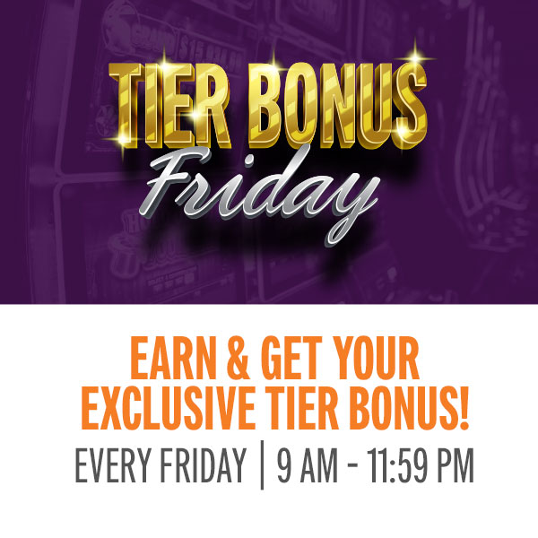 Earn and get your exclusive tier bonus!