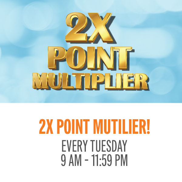 Take advantage and redeem your points!