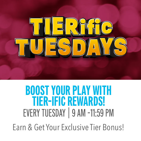 Earn 25 points and win up to $100 slot play!