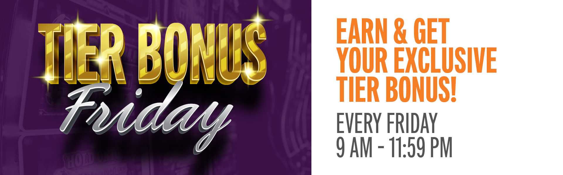 Earn and get your exclusive tier bonus!