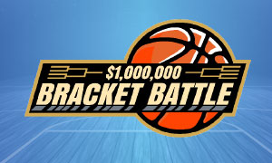 Play the Million Dollar Bracket Battle Challenge for a chance to win $1,000,000 or other weekly and end-of-tournament prizes! Participants have one or more chances to win up to $1 million cash for a perfect, activated bracket.