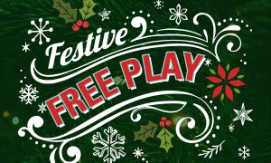 Jingle all the way to a win of up to $150 slot play! Earn 25 points and swipe at any kiosk to reveal your prize.