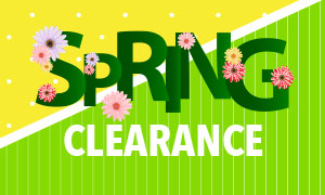 Earn up to 5 gifts at the Spring Clearance event!