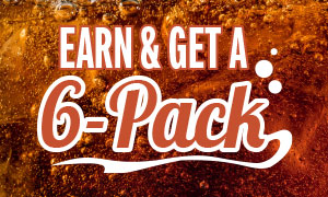 Earn 25 points and get a free 6-pack of soda at Speedway Plaza.