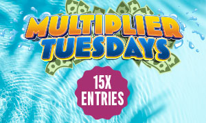15X Entry Multiplier for $35,000 Splash of Cash Giveaway!