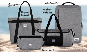 Earn 75 points on Sundays or Wednesdays and receive a Journeyman® Travel Bag Collection item!